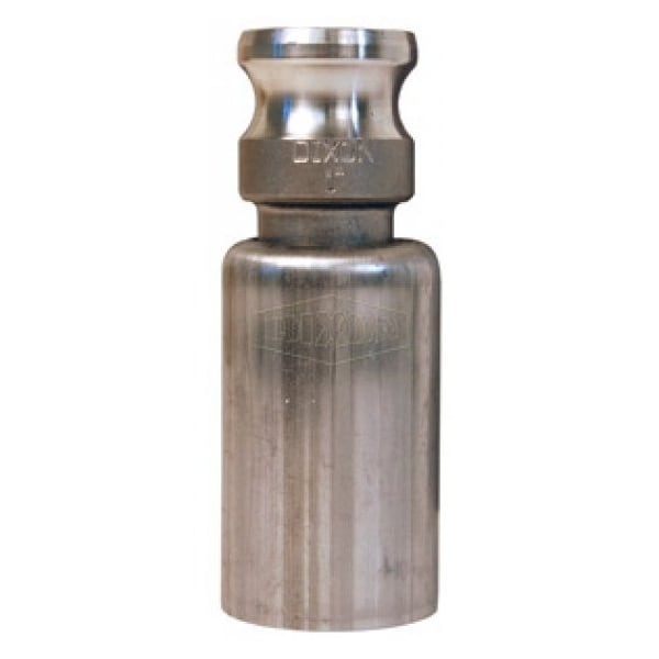 Boss-Lock Type E Cam and Groove Swaged Adapter with Ferrule, 1 in, Male Adapter x Hose Shank, Domes